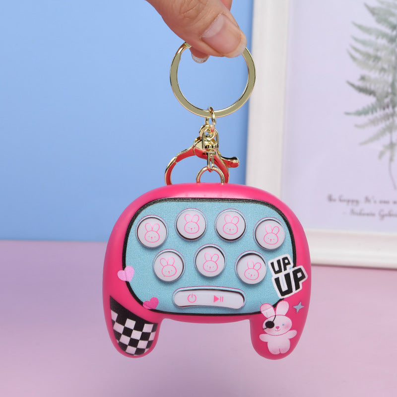 Consola de juego de Mango de dibujos animados de PVC al por mayor Gopher Keychain